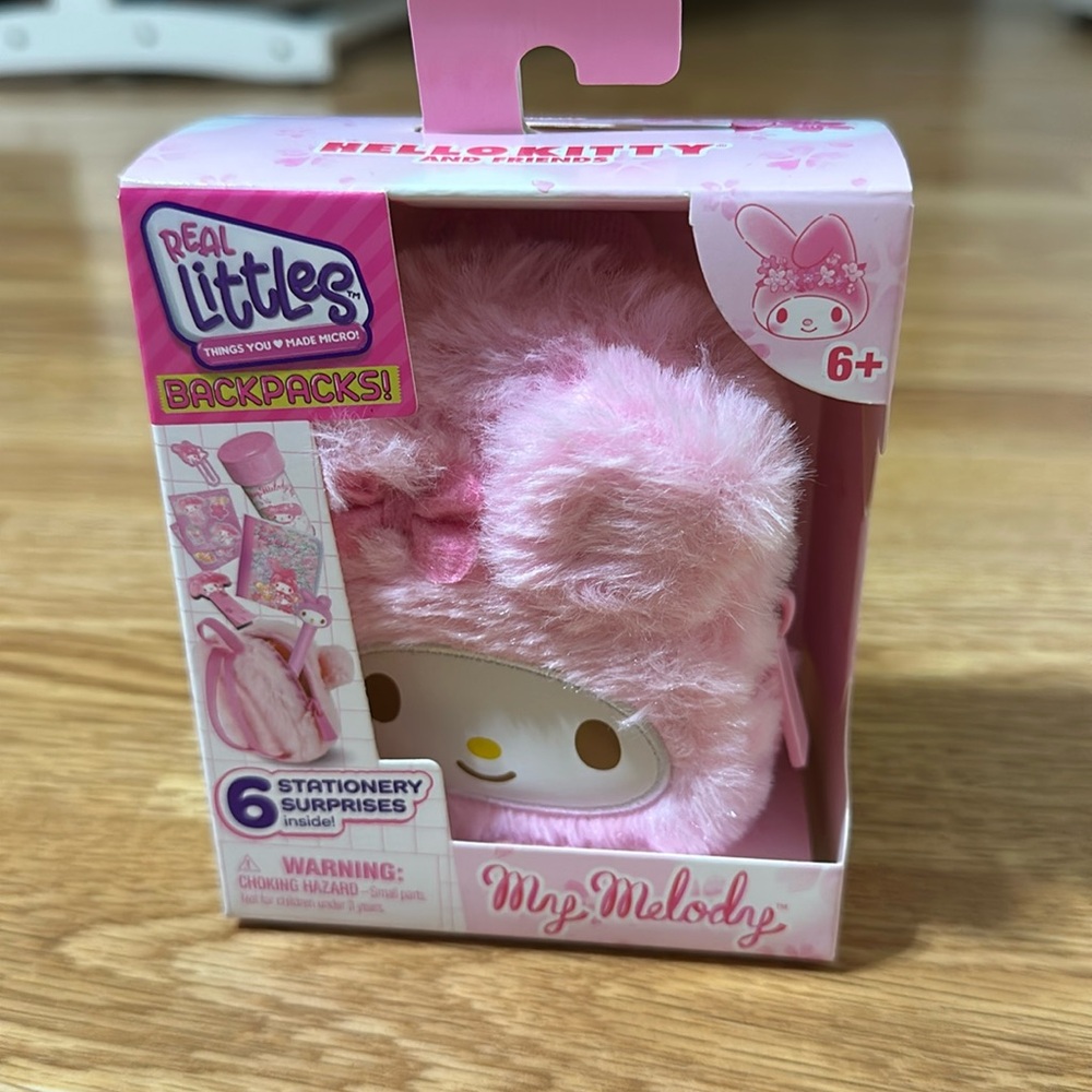 Real Littles My Melody backpack. New in package.